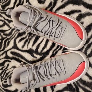 Jordon 12 Gray, Hot Pink, White